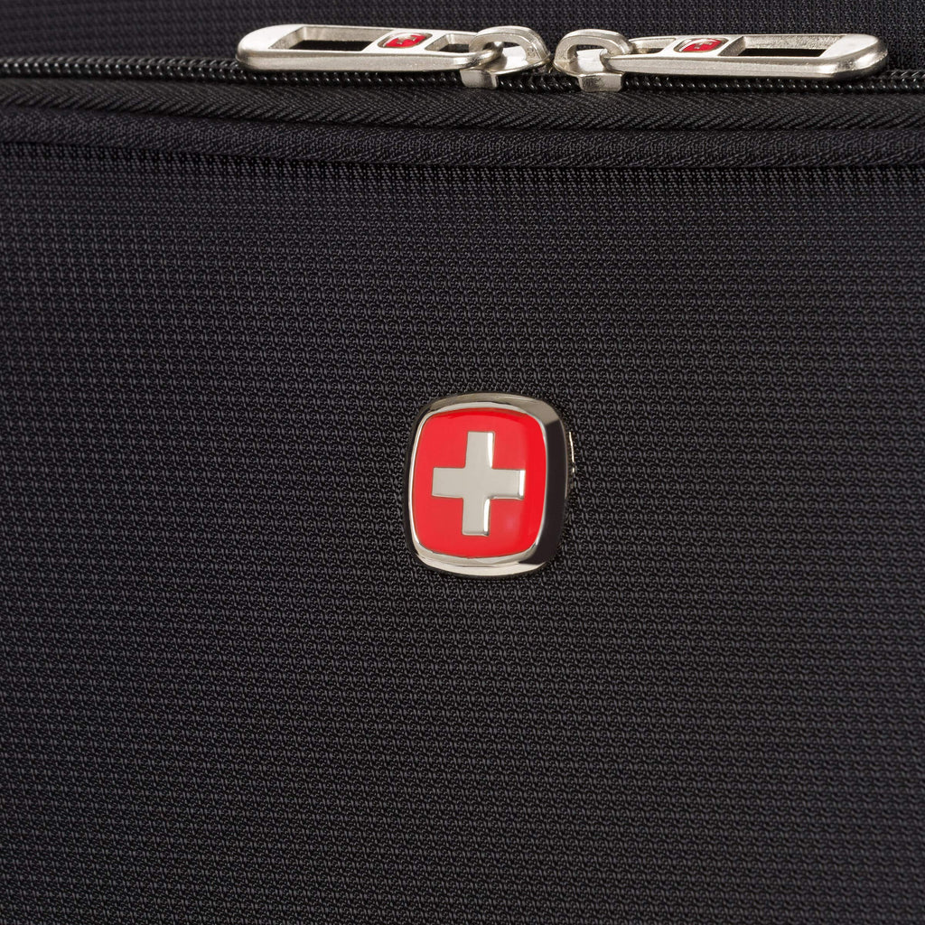 Black 18-Inch Softside Carry-On Luggage with Spinner Wheels Z5000