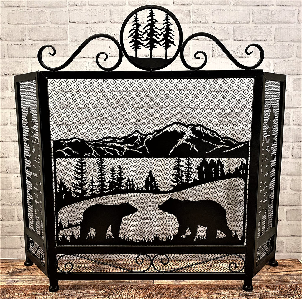 3-Panel Fireplace Screen L2602