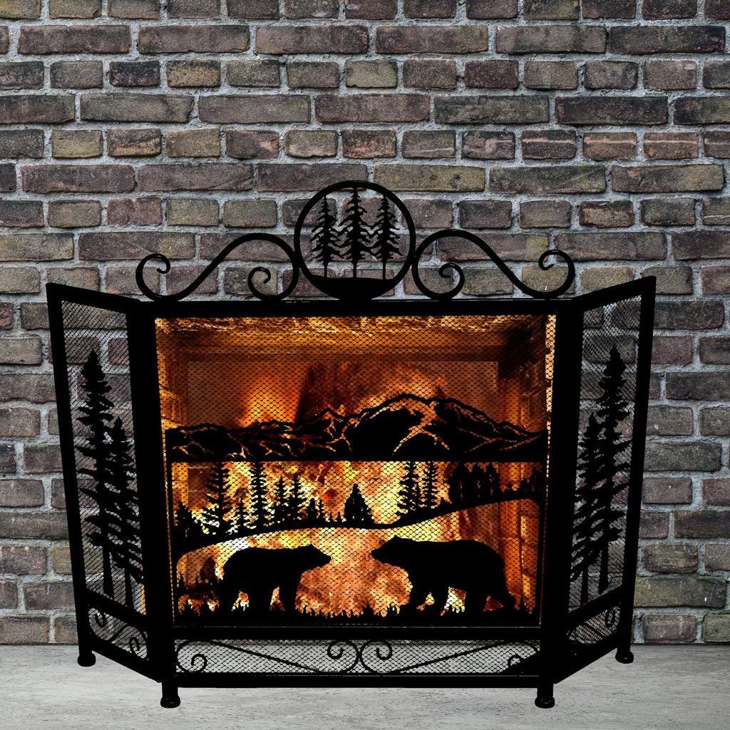 3-Panel Fireplace Screen L2602